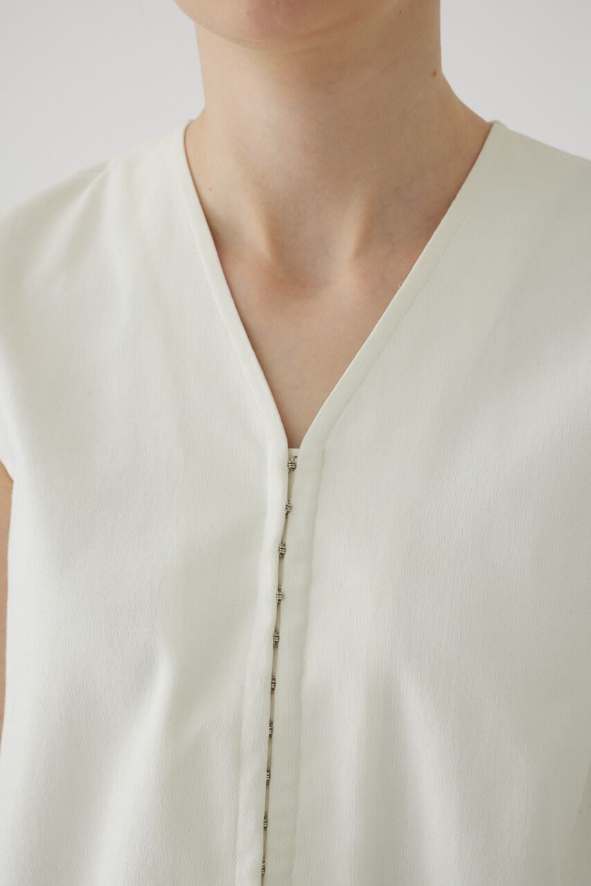 RIM.ARK 「Linen mix vest tops」|シャツ・ブラウス|