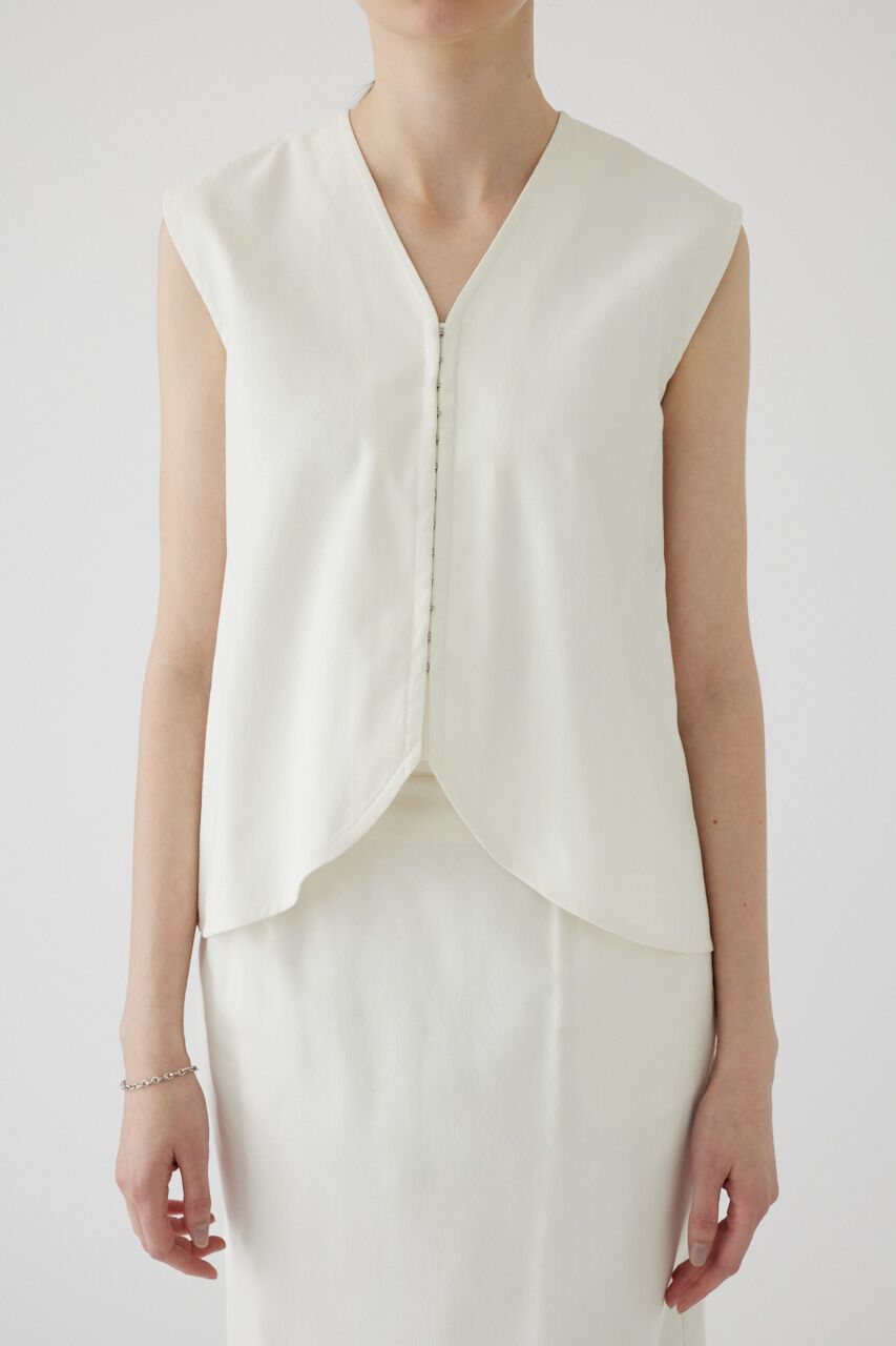 RIM.ARK 「Linen mix vest tops」|シャツ・ブラウス|