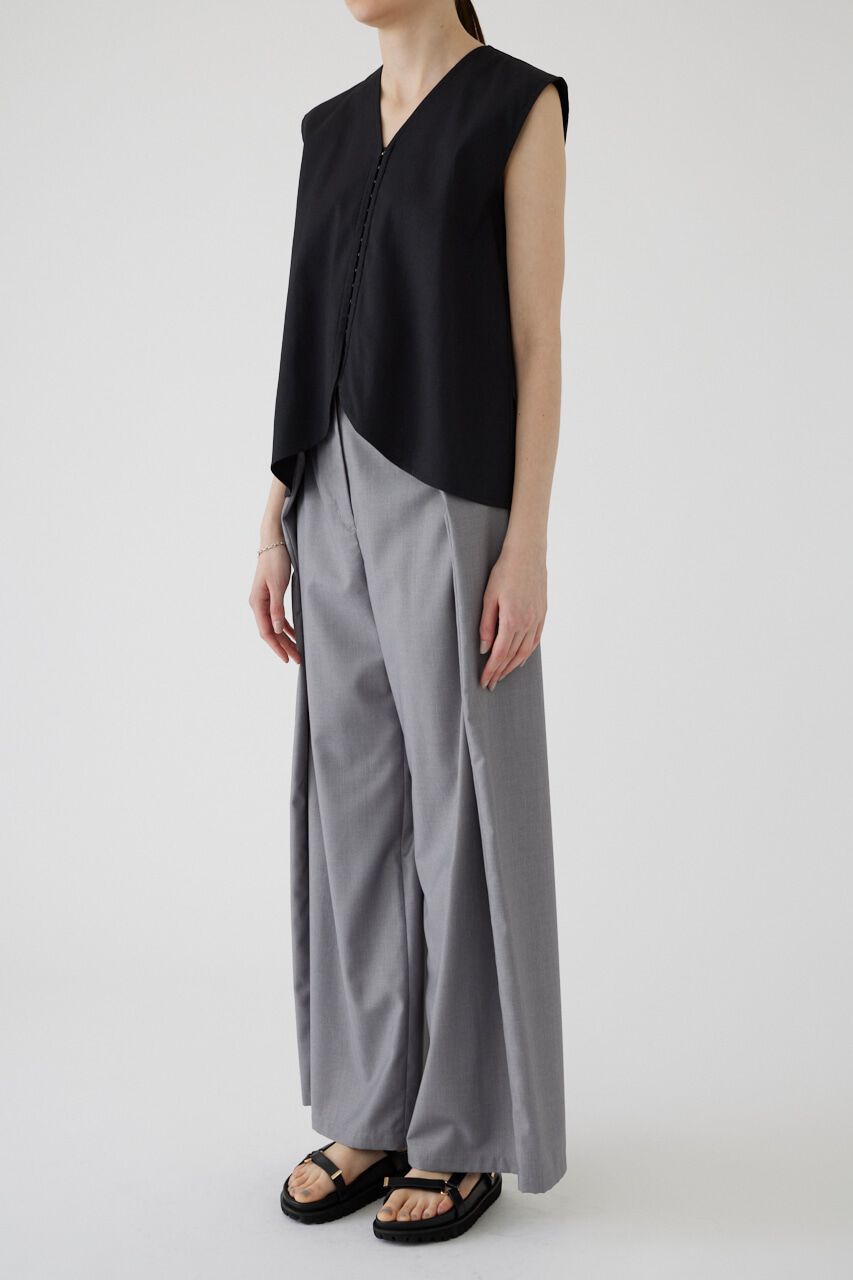 RIM.ARK 「Linen mix vest tops」|シャツ・ブラウス|