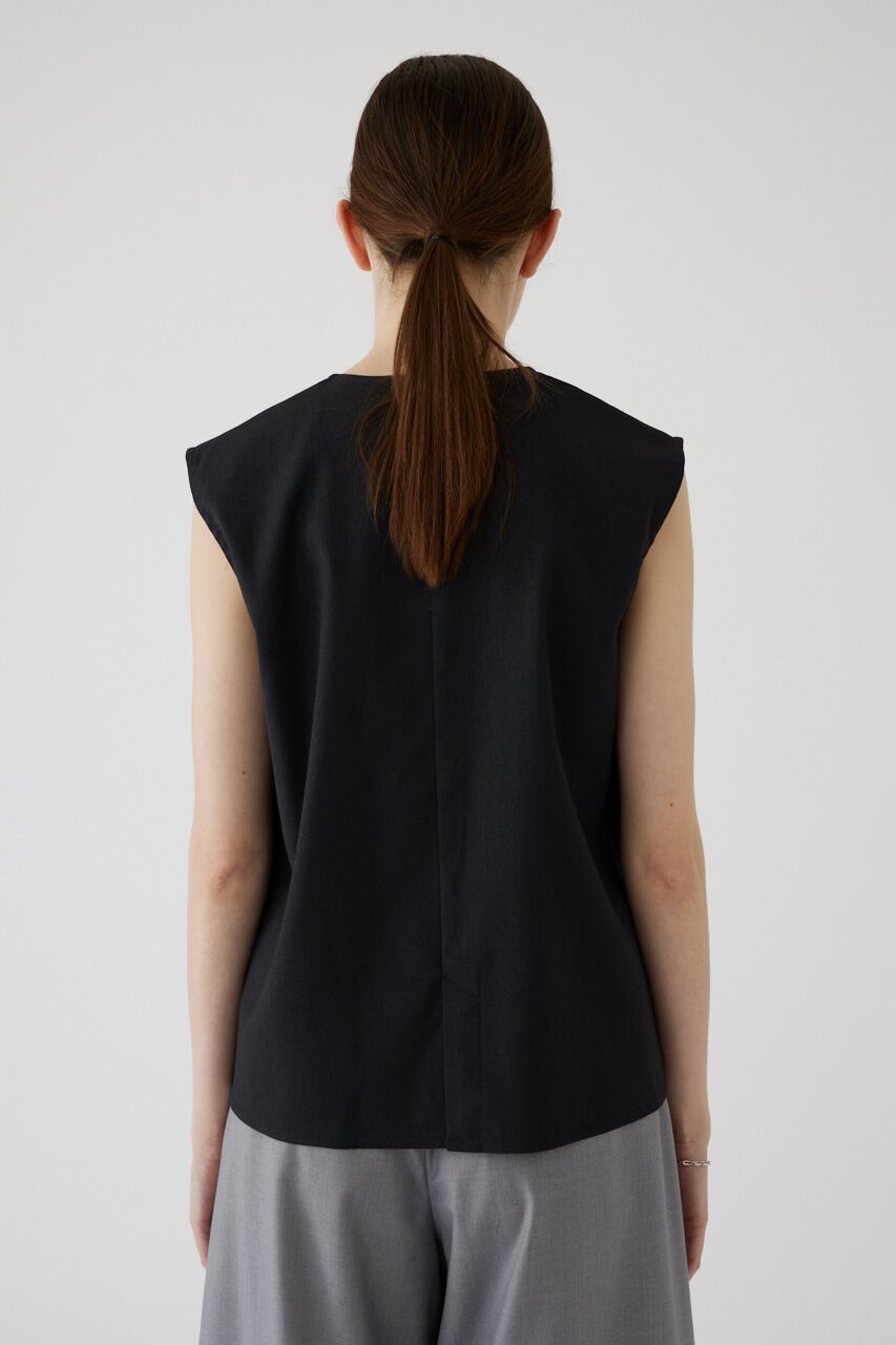 RIM.ARK 「Linen mix vest tops」|シャツ・ブラウス|