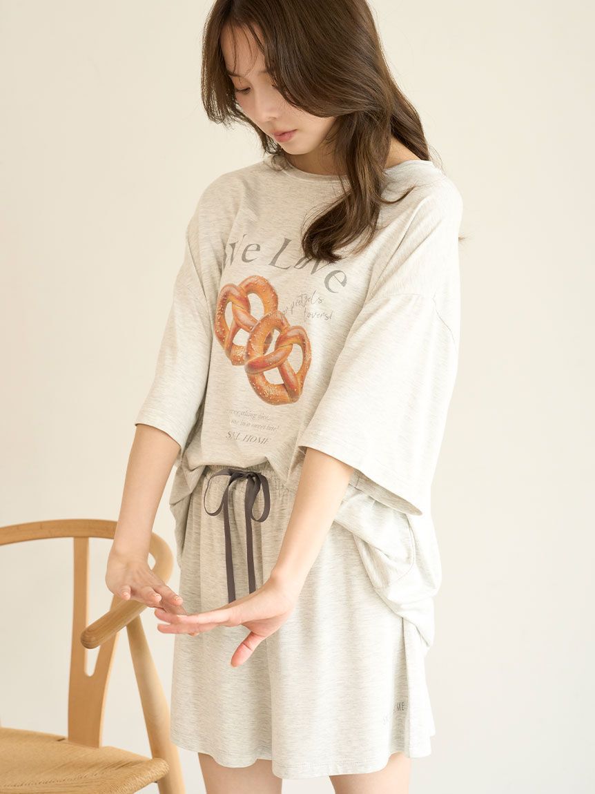 SNIDEL HOME「【接触冷感】オーバーサイズカットセットアップ」|ルームウェア|