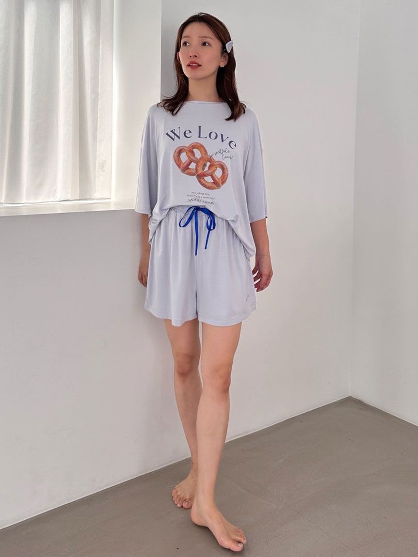 SNIDEL HOME「【接触冷感】オーバーサイズカットセットアップ」|ルームウェア|