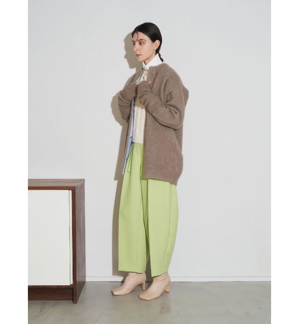 ELENDEEK「CN RACCOON MIX W CARDIGAN」|カーディガン|