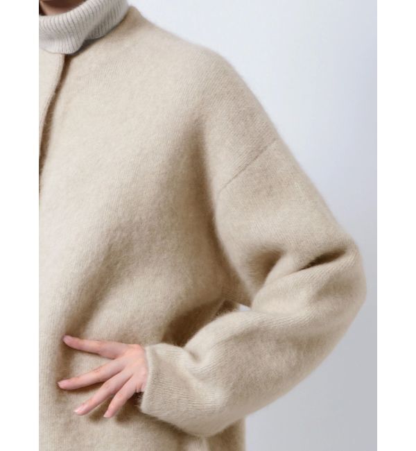 ELENDEEK「CN RACCOON MIX W CARDIGAN」|カーディガン|