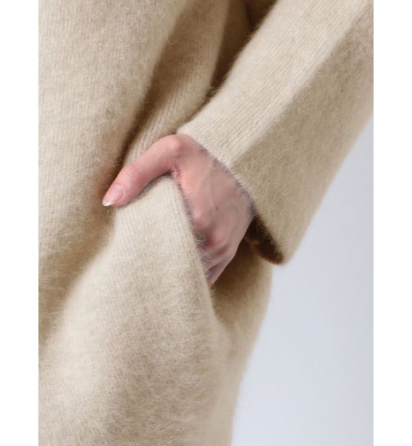 ELENDEEK「CN RACCOON MIX W CARDIGAN」|カーディガン|