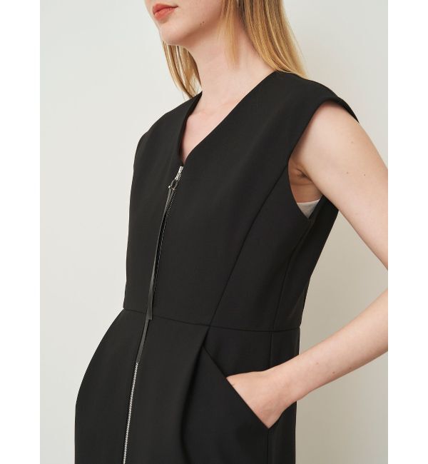 ELENDEEK「CENTER ZIP I-LINE OP」|ワンピース|