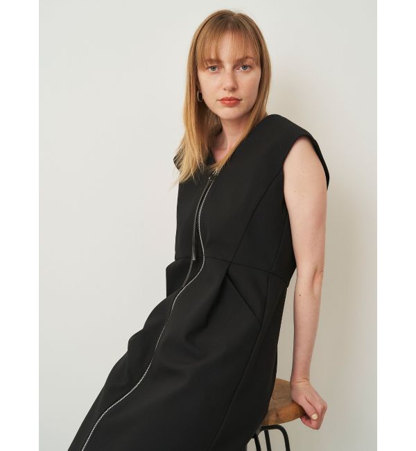 ELENDEEK「CENTER ZIP I-LINE OP」|ワンピース|