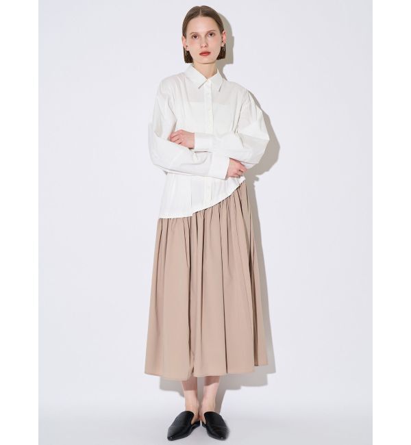 ELENDEEK「WAVE LINE TUCK OP」|ワンピース|