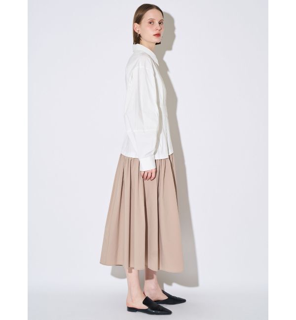 ELENDEEK「WAVE LINE TUCK OP」|ワンピース|