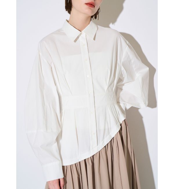 ELENDEEK「WAVE LINE TUCK OP」|ワンピース|