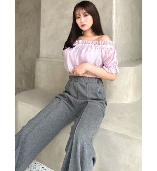 RESEXXY「クロップドオフショルトップス」|シャツ・ブラウス|