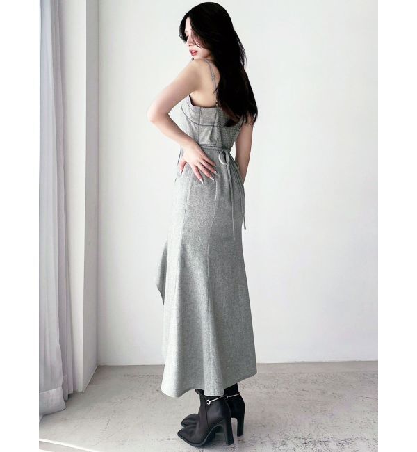 RESEXXY「バイカラーアシンメトリーキャミワンピース」|ワンピース|