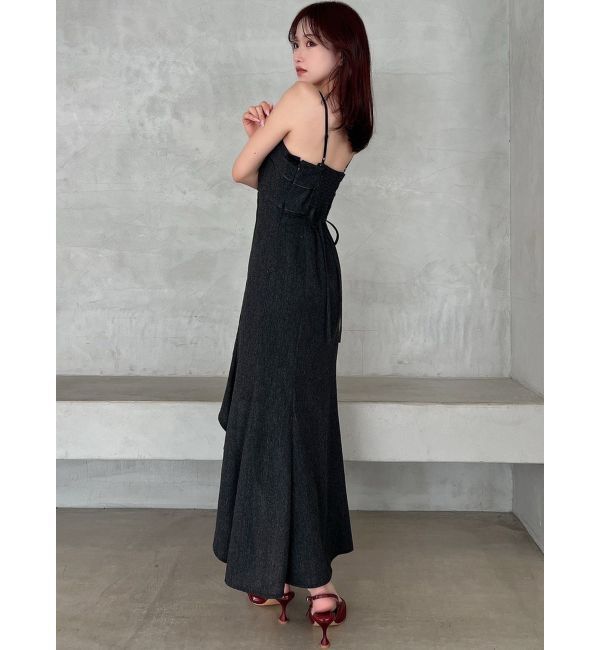 RESEXXY「バイカラーアシンメトリーキャミワンピース」|ワンピース|