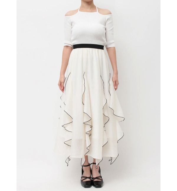 dazzlin「ペタルヘムオーガンスカート」|スカート|