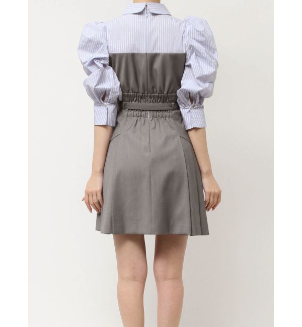 dazzlin「レイヤードシャツミニワンピース」|ワンピース|