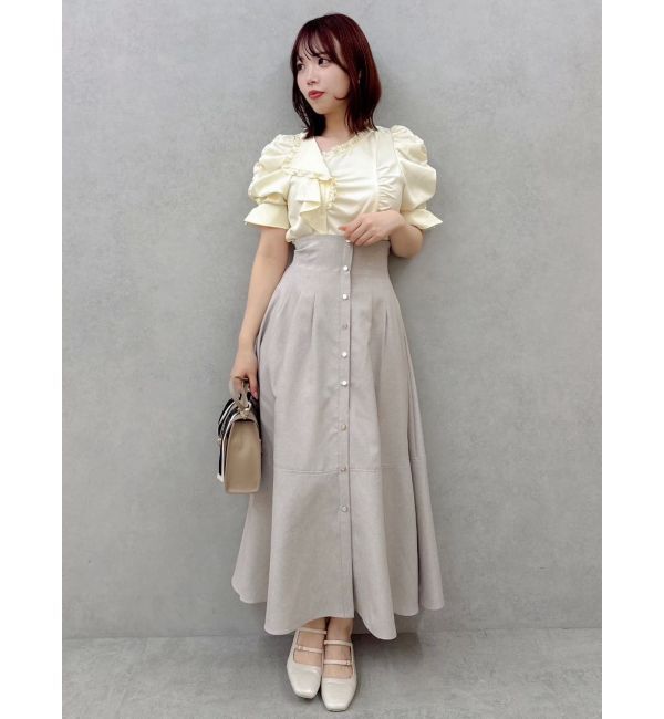 dazzlin「ハイウエストエアリースカート」|スカート|