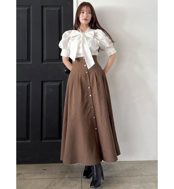 dazzlin「ハイウエストエアリースカート」|スカート|