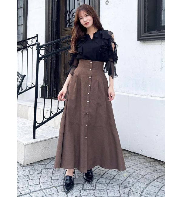 dazzlin「ハイウエストエアリースカート」|スカート|