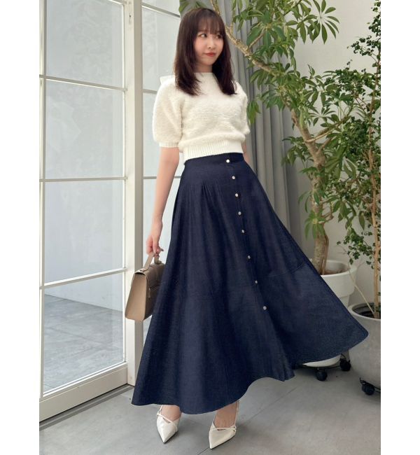 dazzlin「ハイウエストエアリースカート」|スカート|