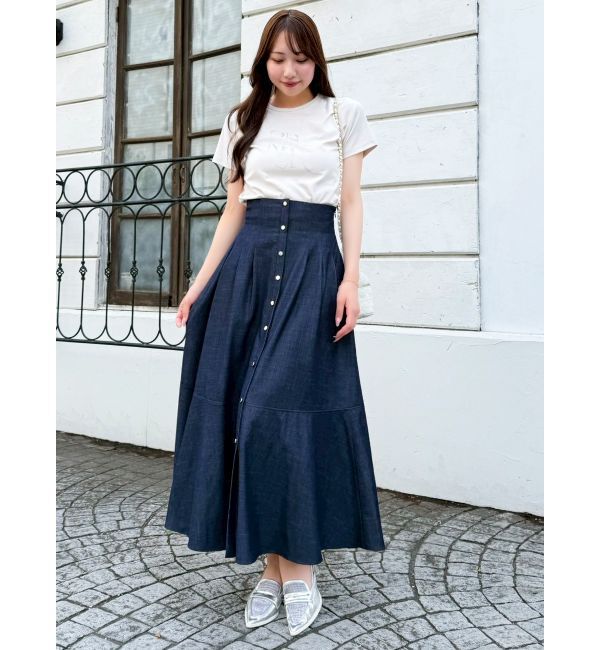 dazzlin「ハイウエストエアリースカート」|スカート|
