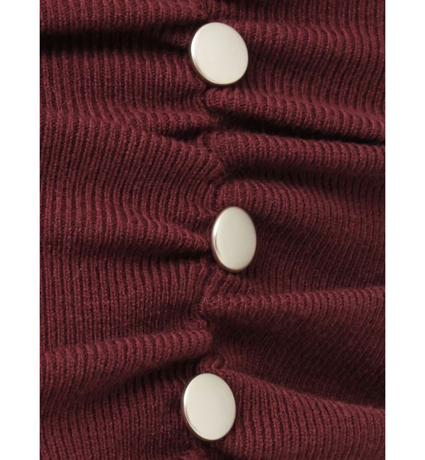 dazzlin「オフショルライクギャザーニット」|ニット・セーター|