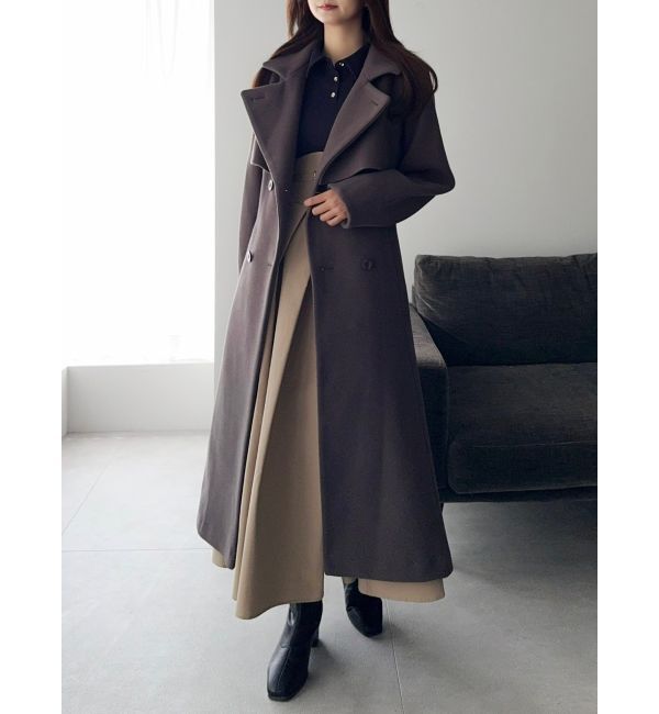 dazzlin「【追加生産分/新色あり】シャツカラーコルセットタックワンピース」|ワンピース|