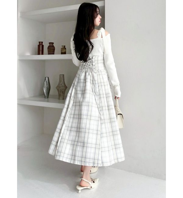 dazzlin「サイドプリーツトレンチコルセットスカート」|スカート|