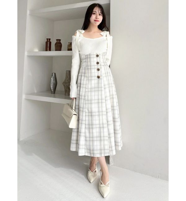 dazzlin「サイドプリーツトレンチコルセットスカート」|スカート|