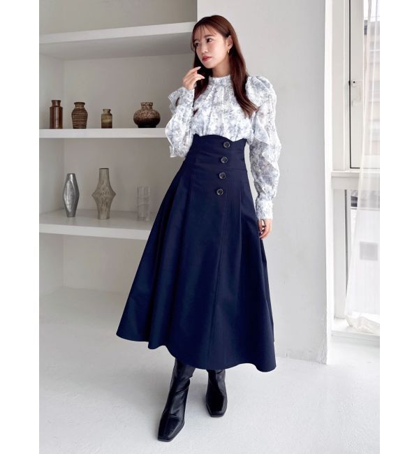 dazzlin「サイドプリーツトレンチコルセットスカート」|スカート|