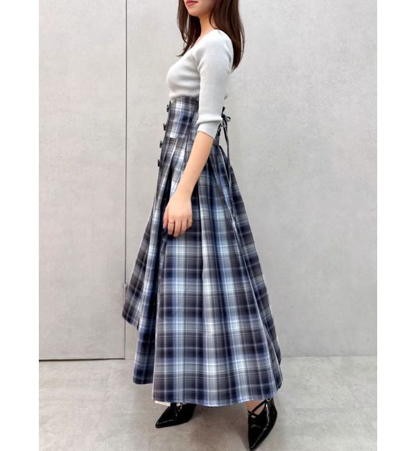 dazzlin「サイドプリーツトレンチコルセットスカート」|スカート|