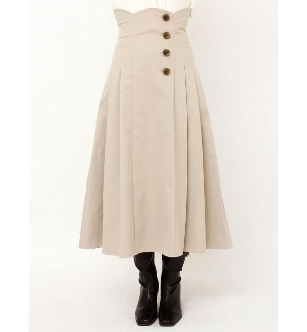 dazzlin「サイドプリーツトレンチコルセットスカート」|スカート|