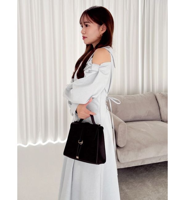 dazzlin「ショルダーリボンシェイプワンピース」|ワンピース|