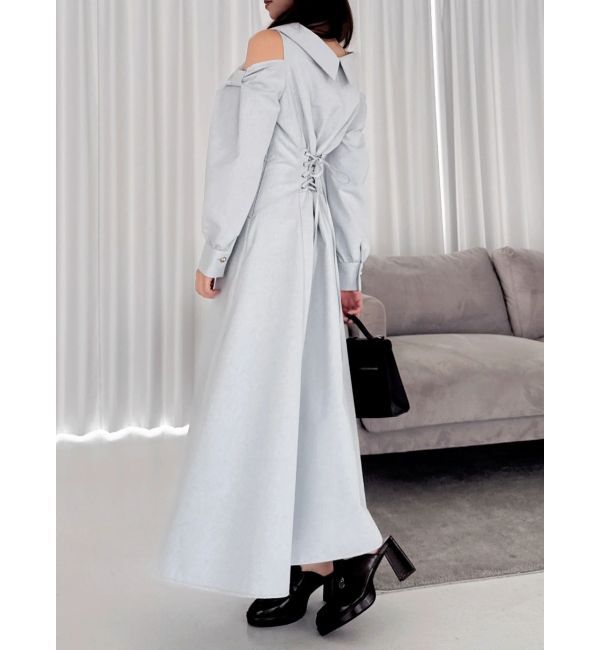 dazzlin「ショルダーリボンシェイプワンピース」|ワンピース|