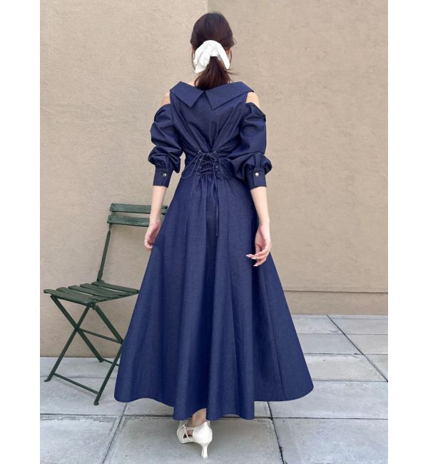 dazzlin「ショルダーリボンシェイプワンピース」|ワンピース|