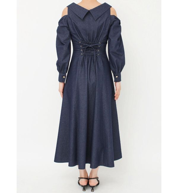 dazzlin「ショルダーリボンシェイプワンピース」|ワンピース|