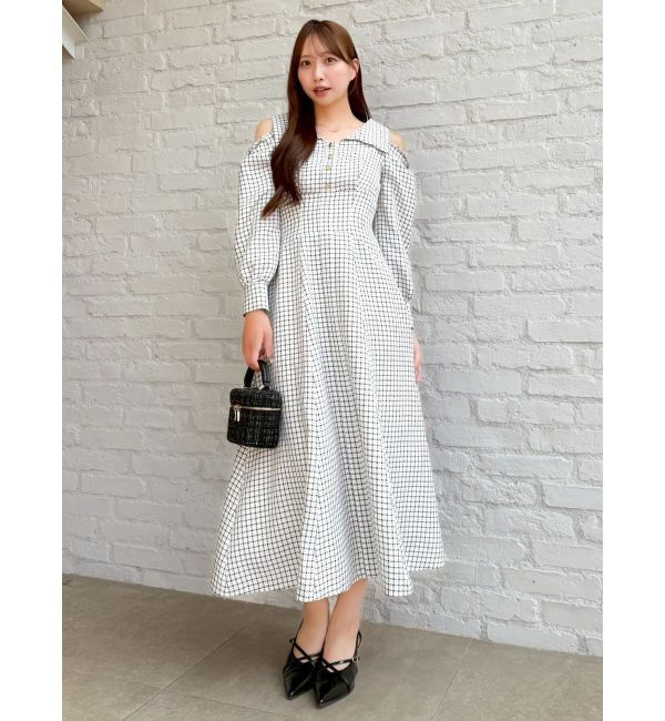 dazzlin「ショルダーリボンシェイプワンピース」|ワンピース|