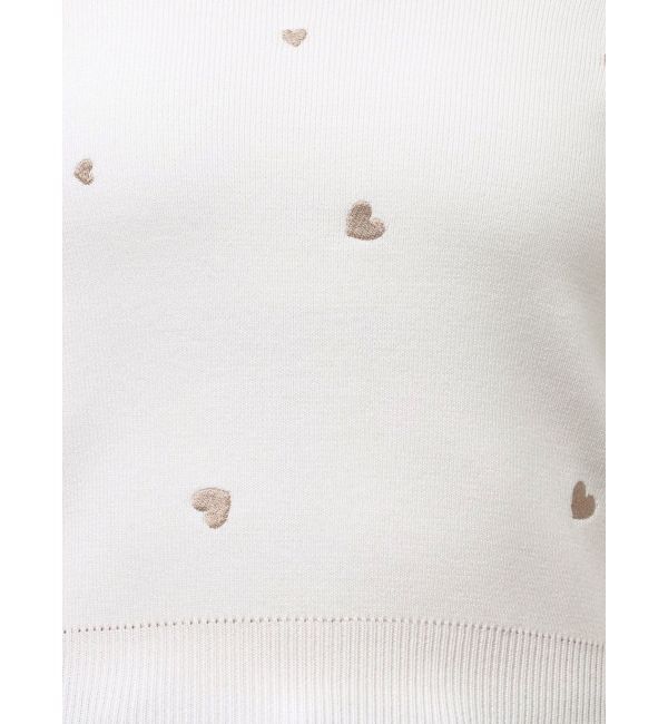 dazzlin「オフショルスカラップハートニット」|ニット・セーター|