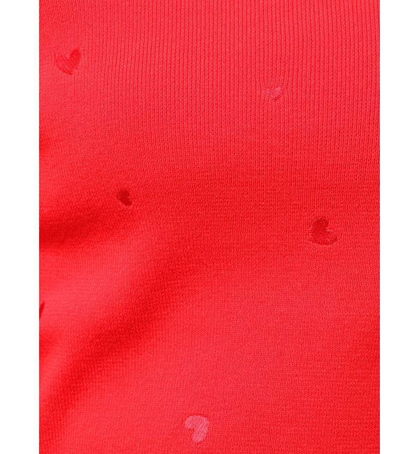 dazzlin「オフショルスカラップハートニット」|ニット・セーター|