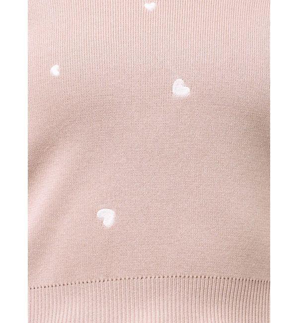 dazzlin「オフショルスカラップハートニット」|ニット・セーター|