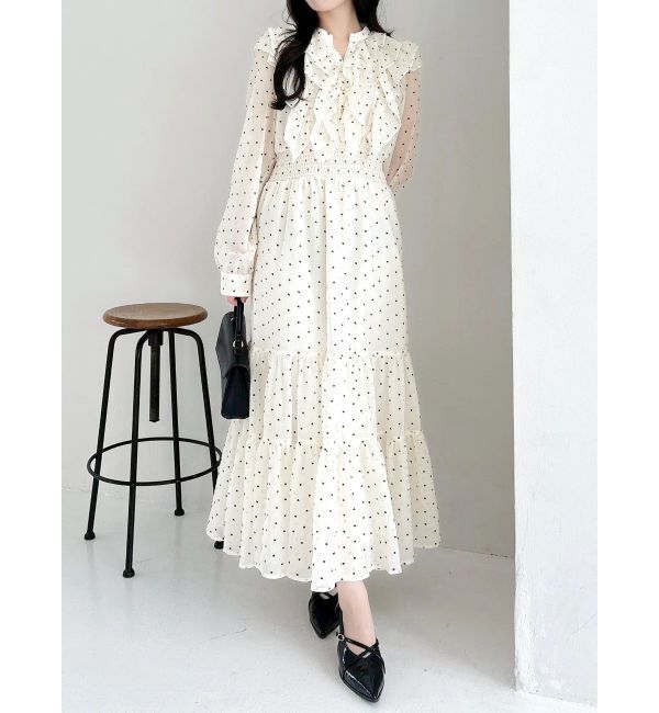 dazzlin「エアリーシャツワンピース」|ワンピース|