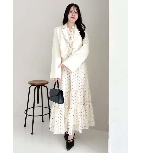 dazzlin「エアリーシャツワンピース」|ワンピース|