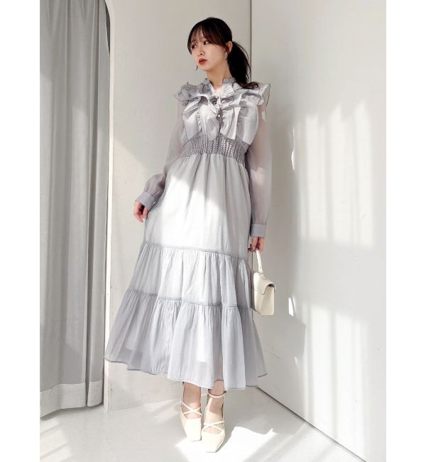 dazzlin「エアリーシャツワンピース」|ワンピース|