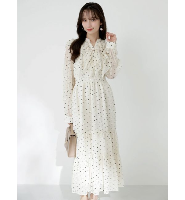 dazzlin「エアリーシャツワンピース」|ワンピース|