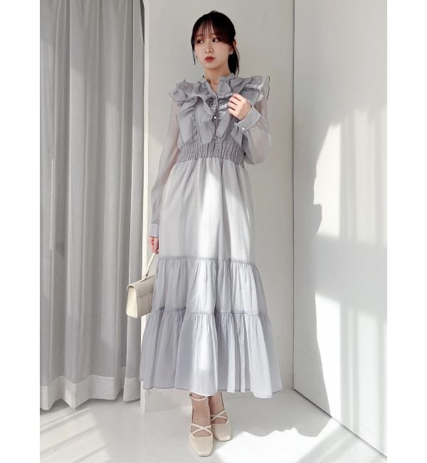dazzlin「エアリーシャツワンピース」|ワンピース|