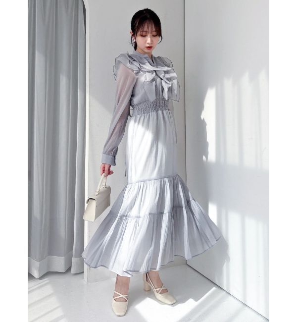 dazzlin「エアリーシャツワンピース」|ワンピース|