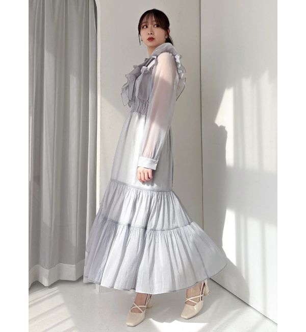 dazzlin「エアリーシャツワンピース」|ワンピース|