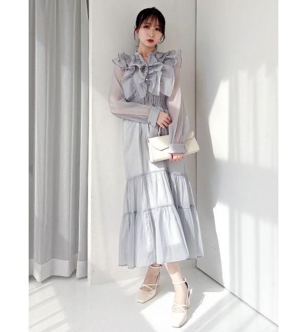 dazzlin「エアリーシャツワンピース」|ワンピース|