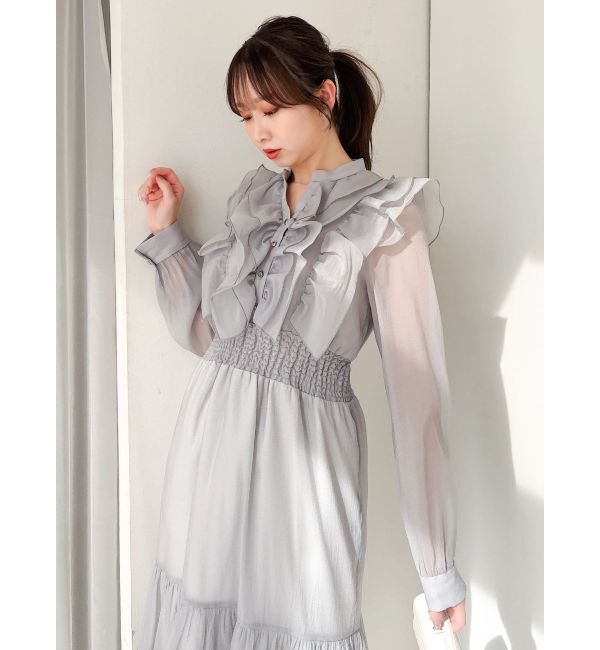 dazzlin「エアリーシャツワンピース」|ワンピース|