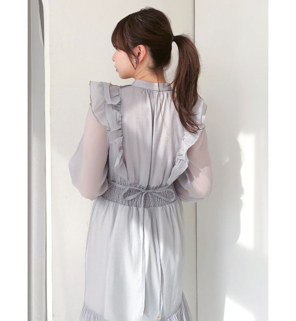 dazzlin「エアリーシャツワンピース」|ワンピース|