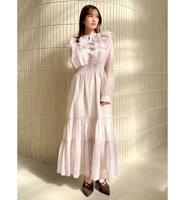 dazzlin「エアリーシャツワンピース」|ワンピース|